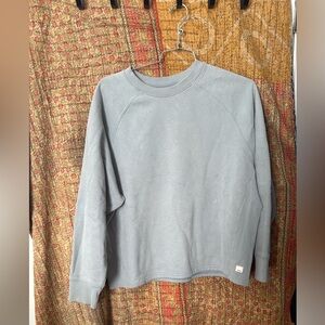Vuori Blue Crewneck Sweater Casual Knit